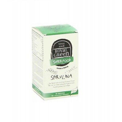 Miniaturka artykułu - ROYAL GREEN Spirulina- 60 tabletek