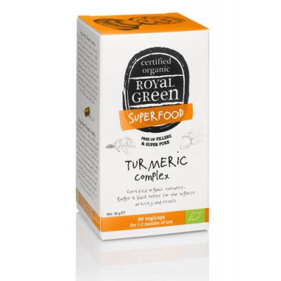 Miniaturka artykułu - ROYAL GREEN Tumeric Complex- 60 kaps.