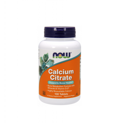 Miniaturka artykułu - NOW Calcium Citrate- 240 kapsułek