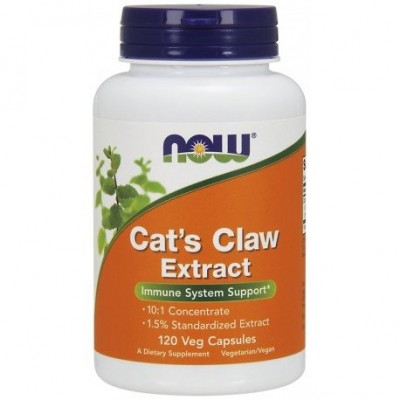 Miniaturka artykułu - NOW Cat's Claw Extract- 120kaps