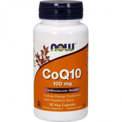 Miniaturka artykułu - NOW CoQ10 100mg- 90kaps