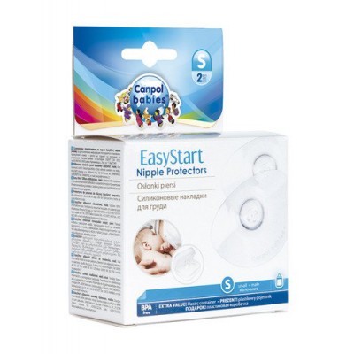 Miniaturka artykułu - CANPOL BABIES Osłonki na piersi EasyStart S 18/602- 2szt.