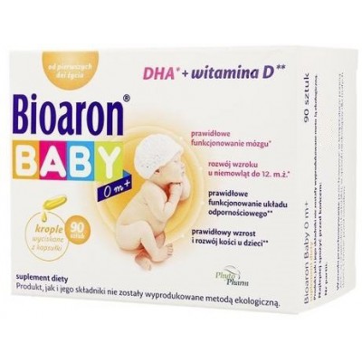 Miniaturka artykułu - BIOARON BABY 0m+ od pierwszych dni życia - 90 kapsułek