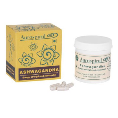 Miniaturka artykułu - AUROSPIRUL Ashwagandha, 100kaps.