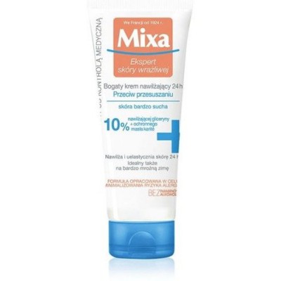 Miniaturka artykułu - MIXA Bogaty krem nawilżający 24h, 50ml