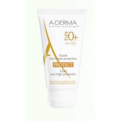 Miniaturka artykułu - A-DERMA PROTECT Fluid SPF 50+, 40 ml