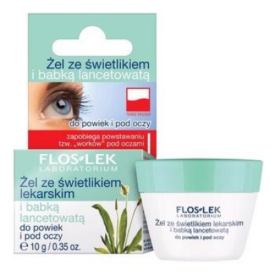 Miniaturka artykułu - FLOS-LEK Żel ze świetlikiem i babką lancetowatą- 10g