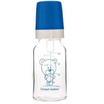 Miniaturka artykułu - CANPOLBABIES Butelka miś niebieska 3m+- 120ml 42/102