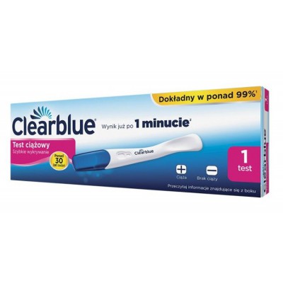 Miniaturka artykułu - CLEARBLUE test ciążowy CB11- 1 szt.