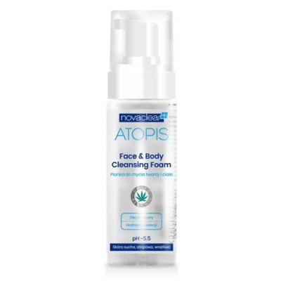 Miniaturka artykułu - NOVACLEAR ATOPIS Pianka do mycia twarzy- 150ml