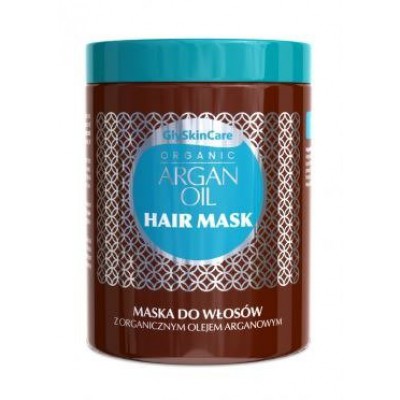 Miniaturka artykułu - GLYSKINCARE ARGAN OIL Maska d/włos&oacute;w 300ml