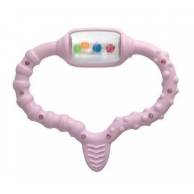 Miniaturka artykułu - CURAPROX Baby gryzak r&oacute;żowy- 1szt.