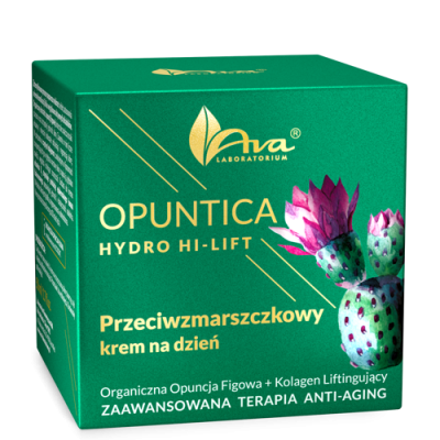Miniaturka artykułu - AVA Opuntica HYDRO HI-LIFT Krem na dzień przeciwzmarszczkowy, 50ml
