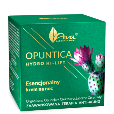 Miniaturka artykułu - AVA Opuntica HYDRO HI-LIFT Krem na noc esencjonalny, 50ml