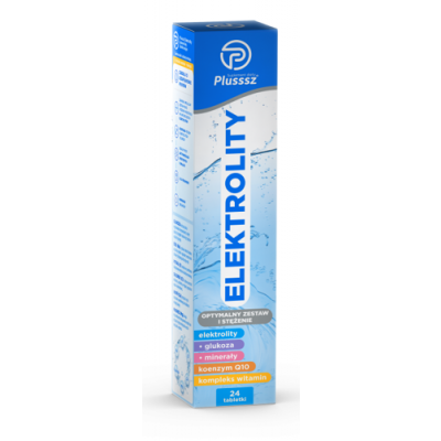 Plusssz Elektrolity + multiwitamina -24 tabletki musujące