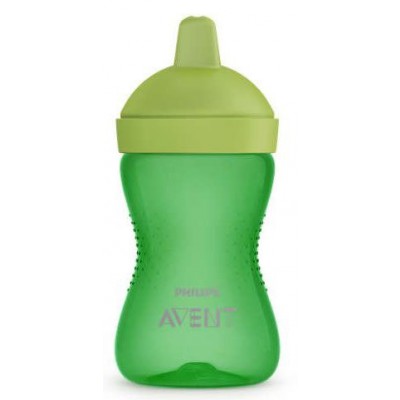 Miniaturka artykułu - AVENT Kubek z twardym ustnikiem 18m+ 804/03 zielony- 300ml