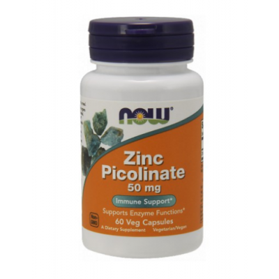 Miniaturka artykułu - NOW Zinc Picolinate - 60 kapsułek