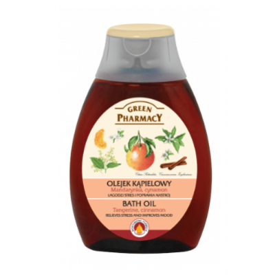 GREEN PHARMACY Olejek kąpielowy mandarynka i cynamon - 250ml