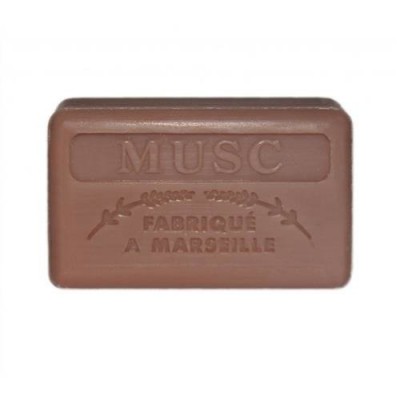Miniaturka artykułu - FOUFOUR Mydło marsylskie PIŻMO - MUSC - 125g