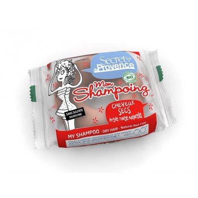 Miniaturka artykułu - Secrets de Provence Szampon w kostce WŁOSY SUCHE - 85g