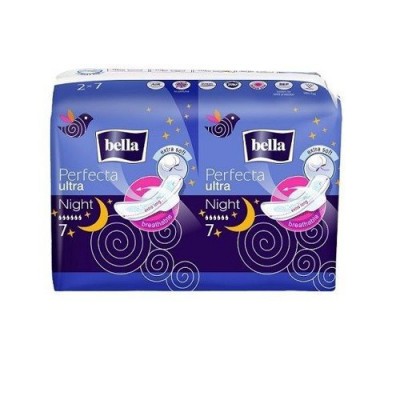 Miniaturka artykułu - Bella Perfecta Ultra Night Extra Soft Podpaski, 14 sztuk