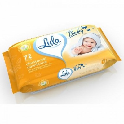 Lula Baby Chusteczki nawilżane rumiankowe - 72szt.