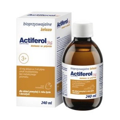 Miniaturka artykułu - Actiferol Fe Żelazo w płynie - 240ml