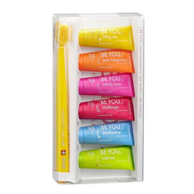 Miniaturka artykułu - CURAPROX BE YOU Zestaw mini pasty + szczoteczka ultra soft 5460