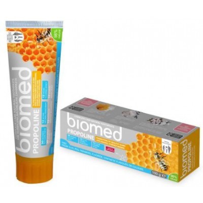 Miniaturka artykułu - BIOMED PROPOLINE Pasta do zęb&oacute;w - 100 g