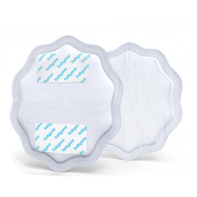Miniaturka artykułu - BABYONO Wkładki laktacyjne Natural białe - 24 szt.
