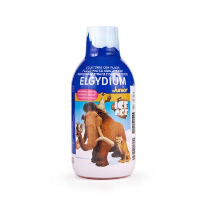 Miniaturka artykułu - Elgydium Junior ICE AGE Płyn do płukania jamy ustnej, 500ml