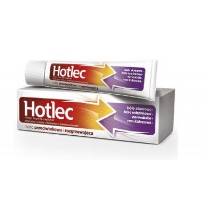 Miniaturka artykułu - Hotlec Maść przeciwb&oacute;lowa i rozgrzewająca - 30g (tuba)
