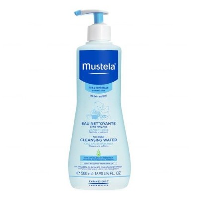 Miniaturka artykułu - MUSTELA Duopak woda oczyszczająca, 500ml