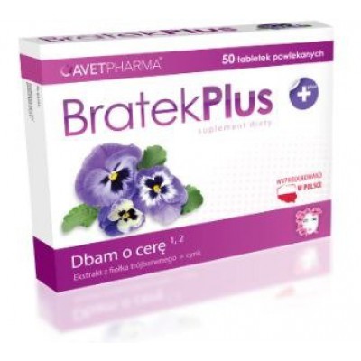 Bratek Plus - 50 tabl. powl.