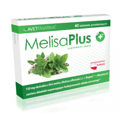 Miniaturka artykułu - Melisa Plus - 40 kapsulek