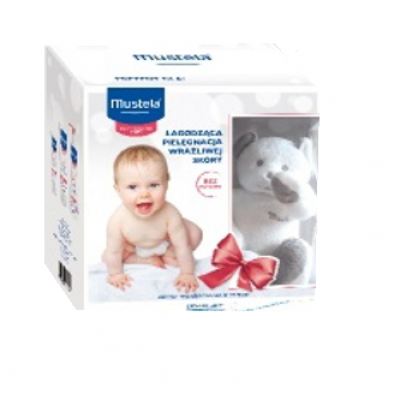 Miniaturka artykułu - MUSTELA Zestaw z misiem