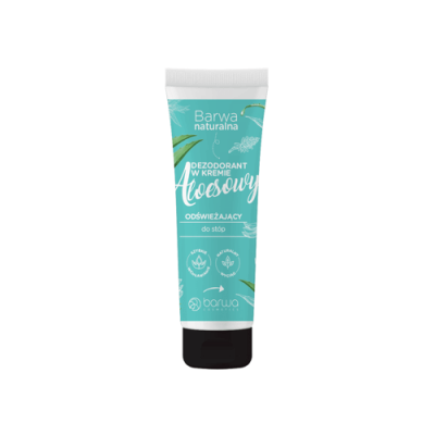 Miniaturka artykułu - BARWA Aloesowy dezodorant w kremie - 75ml