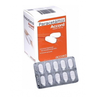 Miniaturka artykułu - Paracetamol Accord 0,5g - 50tabl.