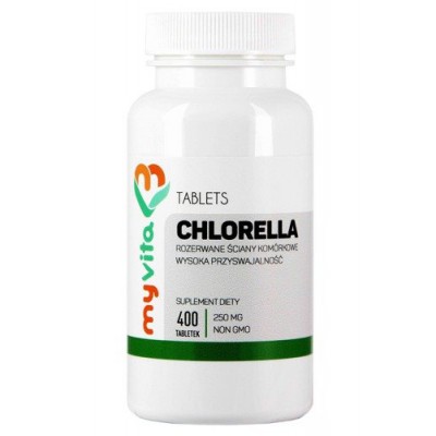 Miniaturka artykułu - MyVita Chlorella - 400 tabl.