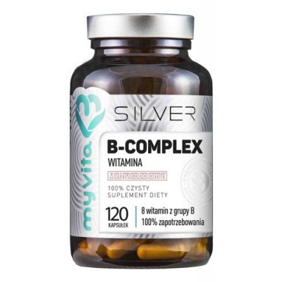 Miniaturka artykułu - MyVita SILVER Witamina B- Complex - 120kaps