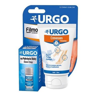 Miniaturka artykułu - URGO Popękana sk&oacute;ra 3,25 ml + krem - 50ml