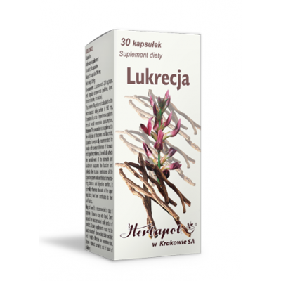 Miniaturka artykułu - Lukrecja - 30 kaps. (pojemnik)