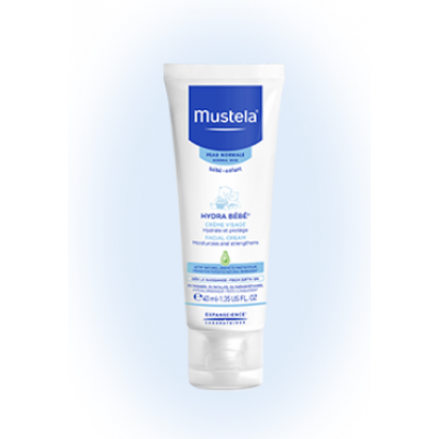 Miniaturka artykułu - MUSTELA HYDRA BEBE Krem do twarzy, 40ml