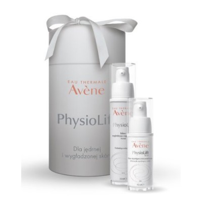 Miniaturka artykułu - AVENE PHYSIOLIFT Zestaw Balsam do twarzy na noc, 30 ml + krem pod oczy, 15 ml