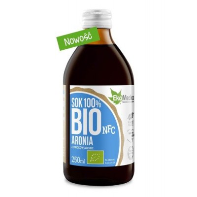 Miniaturka artykułu - Ekamedica BIO Aronia sok - 250ml