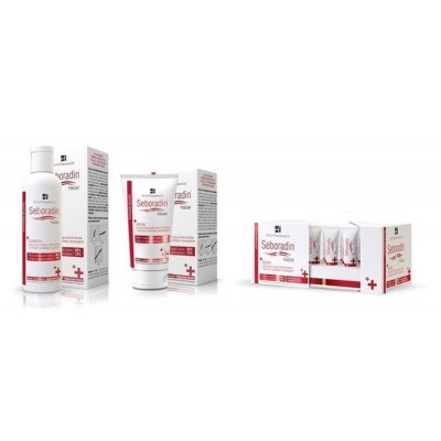 Miniaturka artykułu - SEBORADIN FITOCELL Zestaw Szampon - 200ml + Serum - 15 x 6g + Maska - 150ml