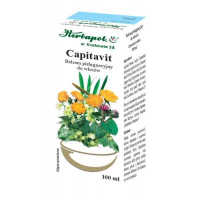 Miniaturka artykułu - CAPITAVIT Balsam pielęgnacyjny do włos&oacute;w - 100ml