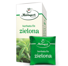 Miniaturka artykułu - Herbapol Herbata zielona fix - 20 saszetek