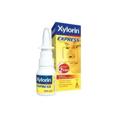Miniaturka artykułu - Xylorin Express spray do nosa - 20 ml