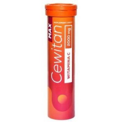 Miniaturka artykułu - Cewitan MAX Witamina C 2000 mg - 15 tabl. mus.